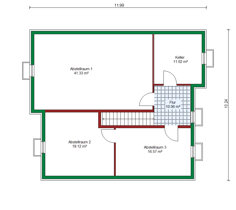 Grundplan des Haustyps Classic 190